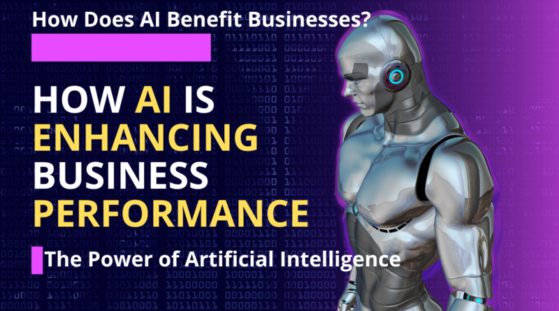 The Power of Artificial Intelligence: How Does AI Benefit Businesses? this image related the role of AI in business.So that's why this image created to show the role of AI in different fields